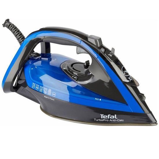 اتو بخار Tefal FV5648 – بخار قوی ۲۶۰۰ وات با مخزن ۳۰۰ ml و کفی Durilium