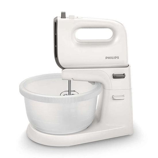 همزن کاسه‌دار فیلیپس HR3746 — موتور ۴۵۰ وات، کاسه ۳ لیتری - سایت خرید بندر
