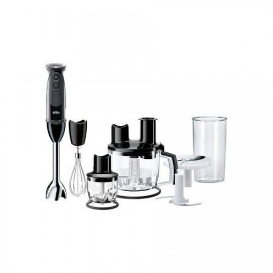 گوشت‌کوب برقی براون MQ5285 | بلندر دستی ۱۰۰۰ وات با ۲۱ سرعت و غذاساز ۱٫۵ لیتر - سایت خرید بندر