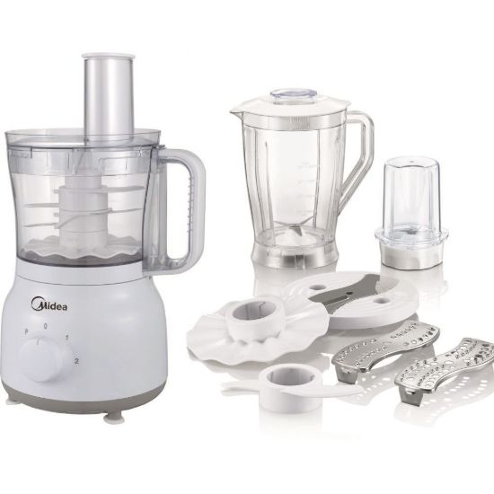 ۱. «غذا‌ساز Midea MJ-FP60D1 – موتور ۸۰۰ وات، کاسه ‎1.5 لیتر» - سایت خرید بندر