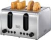 توستر بلک اند دکر ET444-B5 | توستر ۴ برش استیل ۲۱۰۰ وات با عملکرد یخ‌زدایی و گرم‌کردن - سایت خرید بندر