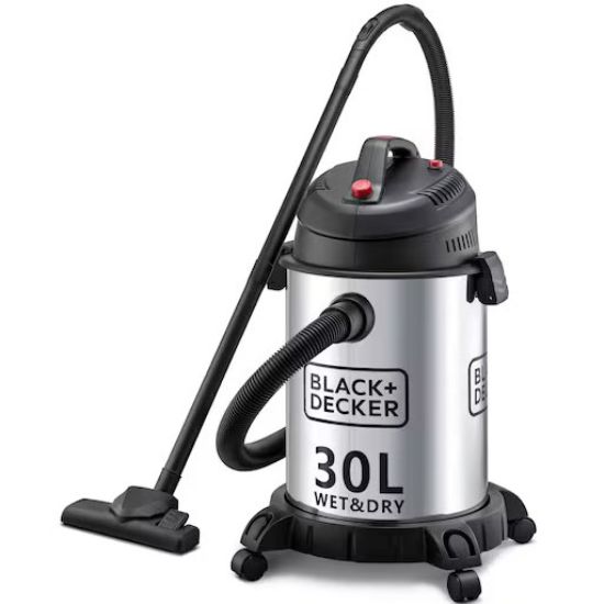 جاروبرقی بلک‌اند‌دکر WV1450 – ۳۰ لیتر، ۱۶۱۰ وات، مناسب تر و خشک - سایت خرید بندر