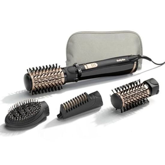 سشوار برس‌دارچرخشی  حالت‌دهنده بابیلیس BaByliss AS964/AS964E – ۱۰۰۰ وات، فناوری یون، سبک و حرفه‌ای مشخصات، مزایا و معایب- سایت خرید بندر