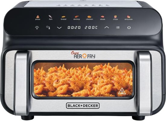 سرخ‌کن بلک اند دکر PGAF105 | ظرفیت ۱۰.۵ لیتر، ۸ برنامه پخت، کنترل لمسی - سایت خرید بندر