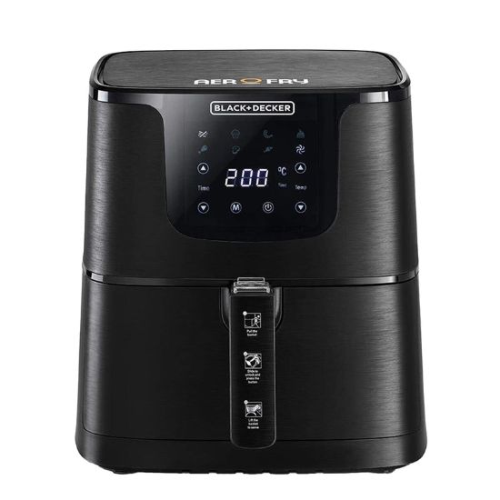 سرخ‌کن بدون روغن بلک اند دکر مدل AF700 | ظرفیت ۵.۸ لیتر، توان ۱۷۰۰ وات، فناوری Rapid Air - سایت خرید بندر