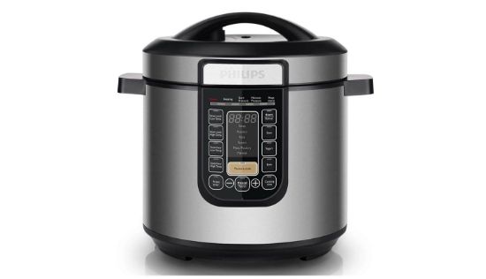 زودپز برقی فیلیپس مدل HD2137 | مولتی‌کوکر ۶ لیتری با ۹ برنامه پخت و بدنه استیل ضدزنگ - سایت خرید بندر