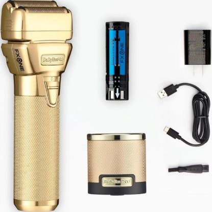«ریش‌تراش حرفه‌ای BaByliss PRO FX79FSGE – FXONE All-Metal Gold | اصلاح دقیق و بی‌نقص- سایت خرید بندر