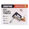 همزن جیپاس Geepas GHM43022 — ۵ سرعت با قابلیت توربو - سایت خرید بندر