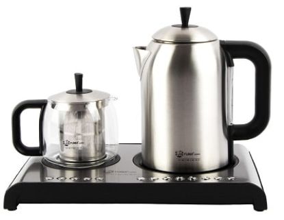 چای‌ساز لمسی استیل فوما FU-1509 | شیک، پرقدرت، گرم‌نگه‌دار - سایت خرید بندر